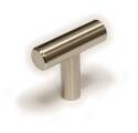 40mm Brushed Nickel Contemporary Steel Knob