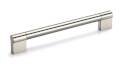 128mm Brushed Nickel Contemporary Stainless Steel Pull