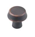 37mm Brushed Oil Rubbed Bronze Contemporary Metal Knob