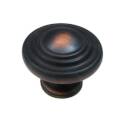 34mm Brushed Oil Rubbed Bronze Transitional Metal Knob