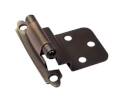 3/8-Inch Brushed Oil Rubbed Bronze Semi-Concealed Self-Closing Hinge