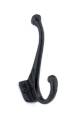 Matte Black Classic Forged Iron Hook