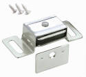Single Magnetic Aluminum Catch With Plates And Screws