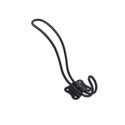 6-1/2-Inch Matte Black Coat Hook