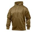 Coyote Brown Drawcord Long Sleeve Men's Hoodie, S