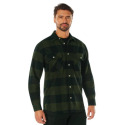 Rothco Extra Heavyweight Buffalo Plaid Flannel Shirt In Olive Drab Plaid, Size Small
