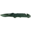 3-3/8-Inch Rubberized Aluminum Assisted Open Folding Knife