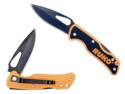 2-1/2-Inch Blaze Orange Nylon/Rubber Insert Handle Folding Blade Pocket Knife
