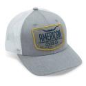 Gray and White with Gray Patch American Cattle Co. Bill Board Hat