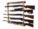 5-Gun Pine Gun Wall Rack