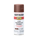 12-Ounce Flat Brown Stops Rust Protective Enamel Spray Paint