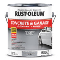1-Gallon Satin Battleship Gray Rust-Oleum Concrete And Garage Paint Plus Primer
