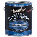 1-Gallon Satin Crystal Clear Varathane Water Based Floor Finish