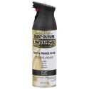 12-Ounce Flat Black Universal Spray Paint Plus Primer