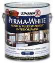 1-Gallon Satin White Mold And Mildew-Proof Brush-On Paint