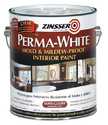 1-Gallon Semi-Gloss White Mold And Mildew-Proof Brush-On Paint
