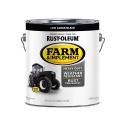 1-Gallon Low Gloss Black Specialty Farm And Implement Brush-On Paint