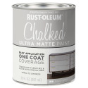 1-Quart Aged Gray Chalked Ultra Matte Brush-On Paint