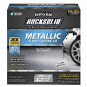 80-Ounce High Gloss Silver Bullet RockSolid Polycuramine Metallic Floor Coating Kit