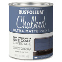 1-Quart Coastal Blue Chalked Ultra Matte Brush-On Paint