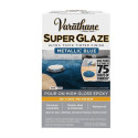 32-Ounce Metallic Blue Super Glaze Epoxy Resin Wood Glaze