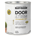 1-Quart Satin White Stops Rust Door And Trim Brush-On Paint