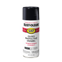 12-Ounce Gloss Ink Black Stops Rust Protective Enamel Spray Paint