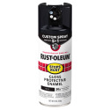 12-Ounce Gloss Black Stops Rust Protective Enamel Custom Spray 5-In-1