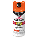 12-Ounce Gloss Orange Stops Rust Protective Enamel Custom Spray 5-In-1
