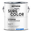 1-Gallon Eggshell White Sure Color Interior Wall Paint Plus Primer