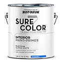 1-Gallon Eggshell Alpine White Sure Color Interior Wall Paint Plus Primer