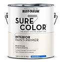 1-Gallon Eggshell Linen White Sure Color Interior Wall Paint + Primer