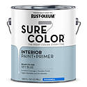 1-Gallon Eggshell Sky Blue Sure Color Interior Wall Paint Plus Primer