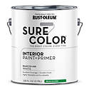 1-Gallon Semi-Gloss White Sure Color Interior Wall Paint Plus Primer