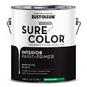 1-Gallon Semi-Gloss Black Sure Color Interior Wall Paint Plus Primer