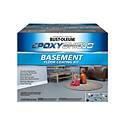 1-Gallon Satin Gray EpoxyShield Basement Floor Coating Kit