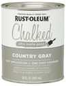 30-Fluid Ounce Country Gray Chalked Brush-On Paint