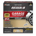 1 Car High Gloss Tan RockSolid Polycuramine Garage Floor Coating Kit