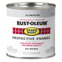 1/2-Pint Aluminum Protective Enamel Brush-On Paint
