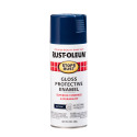 12-Ounce Gloss Navy Stops Rust Protective Enamel Spray Paint