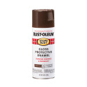 12-Ounce Gloss Leather Brown Stops Rust Protective Enamel Spray Paint