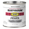 1/2-Pint White Stops Rust Clean Metal Primer Brush-On