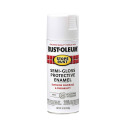 12-Ounce Semi-Gloss White Stops Rust Protective Enamel Spray Paint