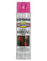 Pink Fluorescent Flat Marking Spray Paint 15-Ounce