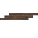 6-Inch X 36-Inch Walnut Brown Porcelain Tile