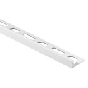 Schluter® SCHIENE Aluminum Bright White Finishing And Edge Trim, 5/16-Inch