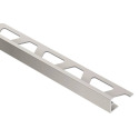 Schluter® SCHIENE Aluminum Satin Nickel Finishing And Edge Trim, 3/8-Inch