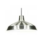 1-Light 16-Inch Brushed Nickel Pendant Light With Warehouse Shade