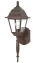 1-Light 18-Inch Old Bronze Briton Lantern Wall Fixture