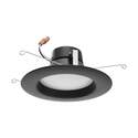 5-6-Inch Black Recessed LED Retrofit Downlight 